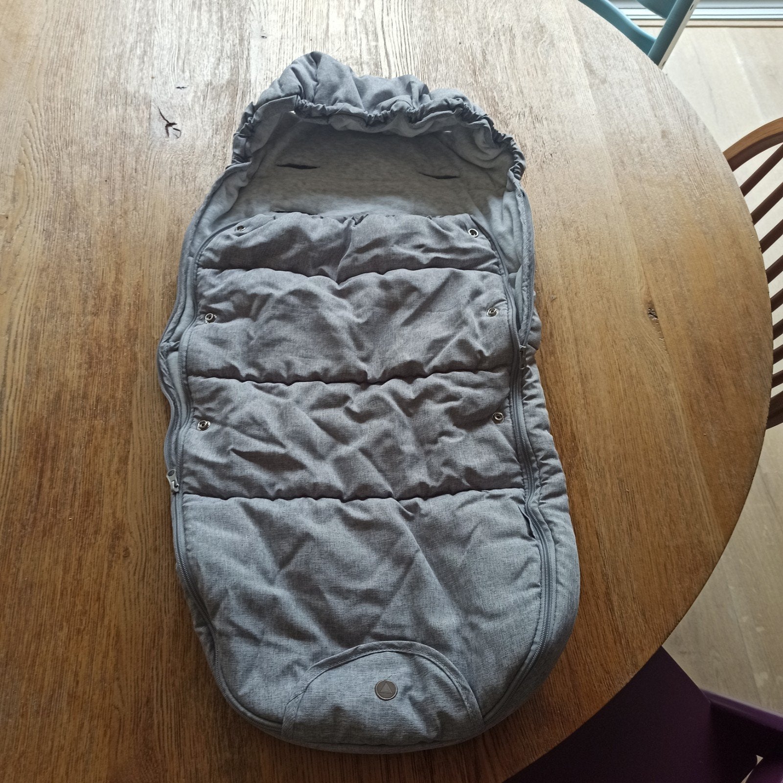 Topmark Voetenzak Grijs - Zo goed als nieuw, Ophalen of Verzenden, Zo goed als nieuw, Kinderwagen, Overige merken