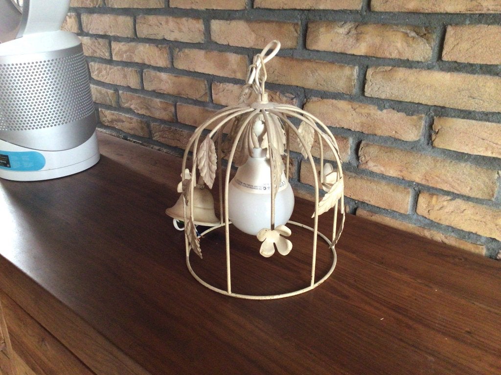 Lustertje in vorm van vogelkooitje, Ophalen of Verzenden