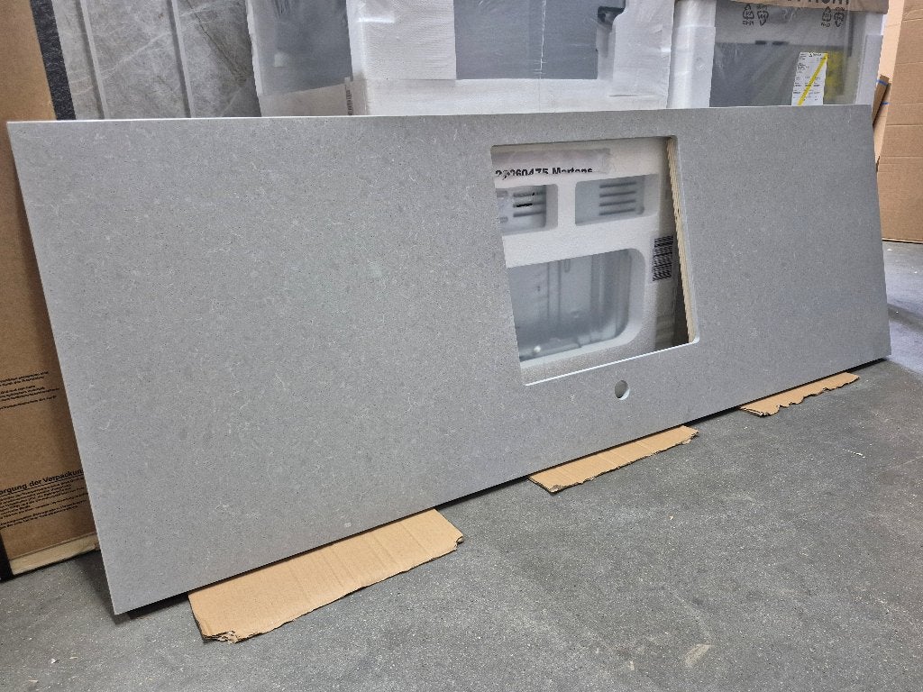 Composiet Werkblad - 170cm Breed - 4cm Dik - Clay Honed, Ophalen, Enkelwandige keuken, Zo goed als nieuw, Composiet