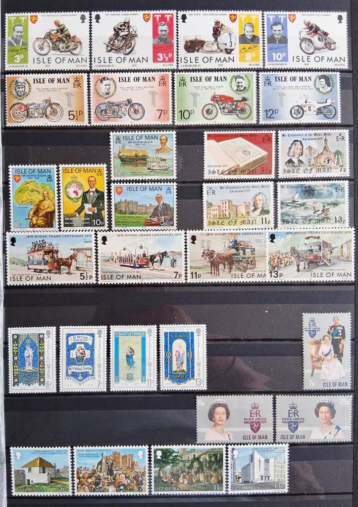 Isle of Man 201x ca. 1974-1985 postfris, Verzenden