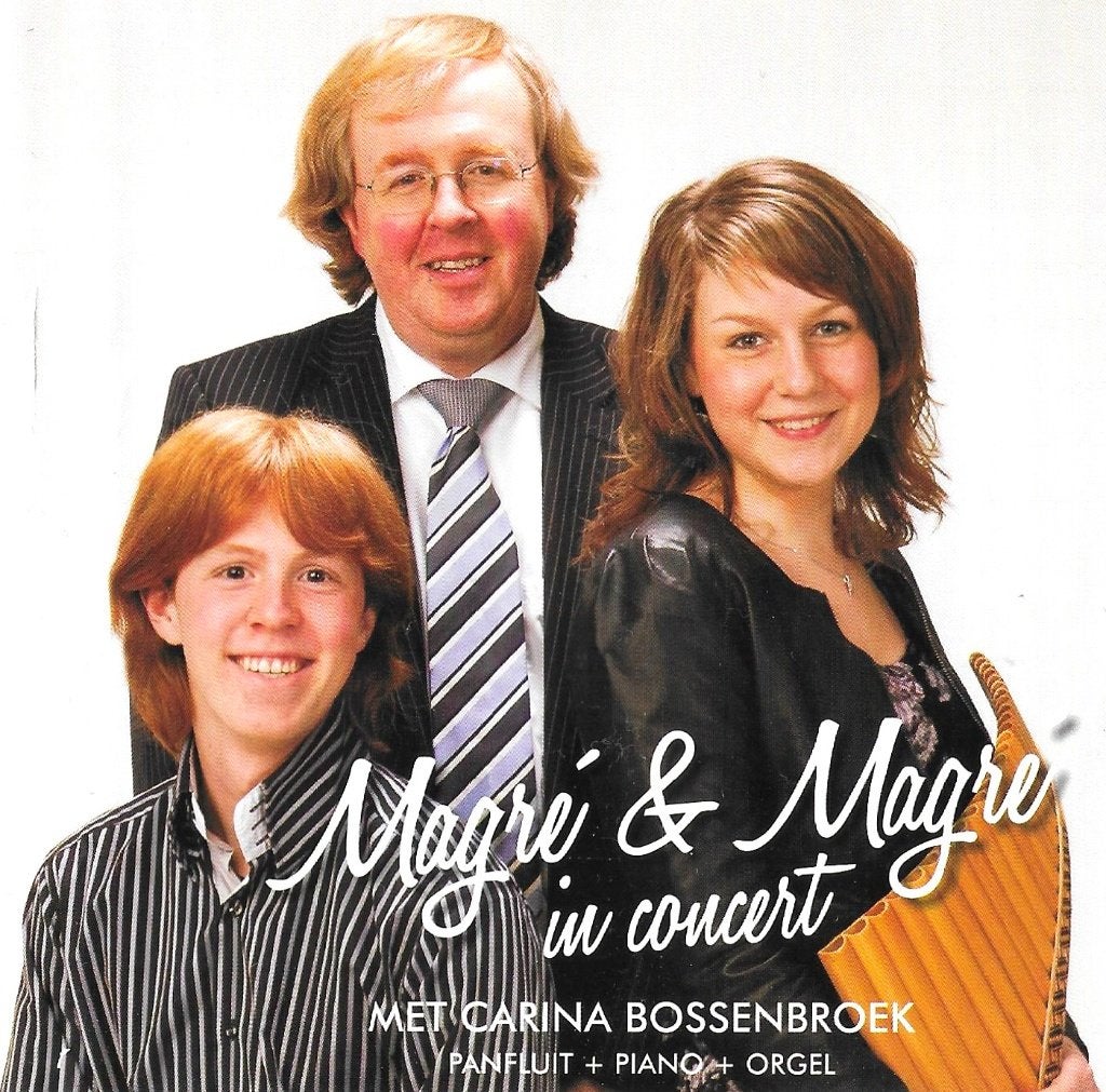 MAGRÉ & MAGRÉ & CARINA BOSSENBROEK - IN CONCERT., Ophalen of Verzenden, Zo goed als nieuw, Geestelijke liederen, Fluit