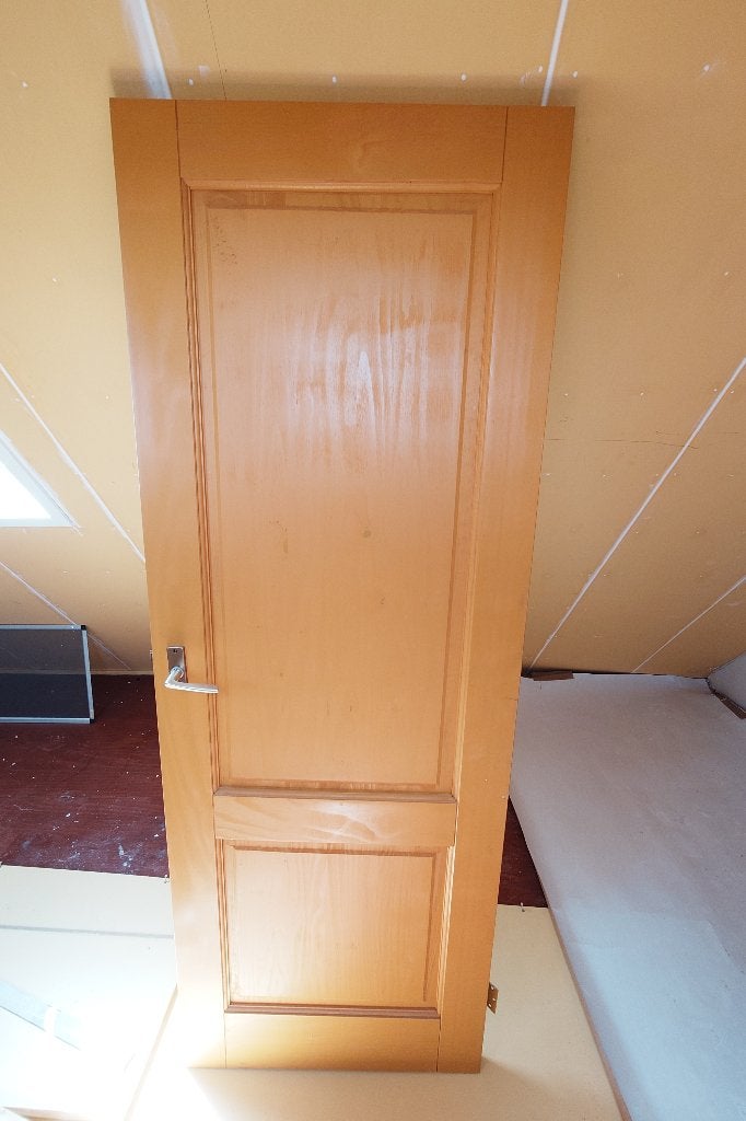 Houten paneeldeur / binnendeur stomp, Ophalen, Gebruikt, Minder dan 80 cm, Binnendeur