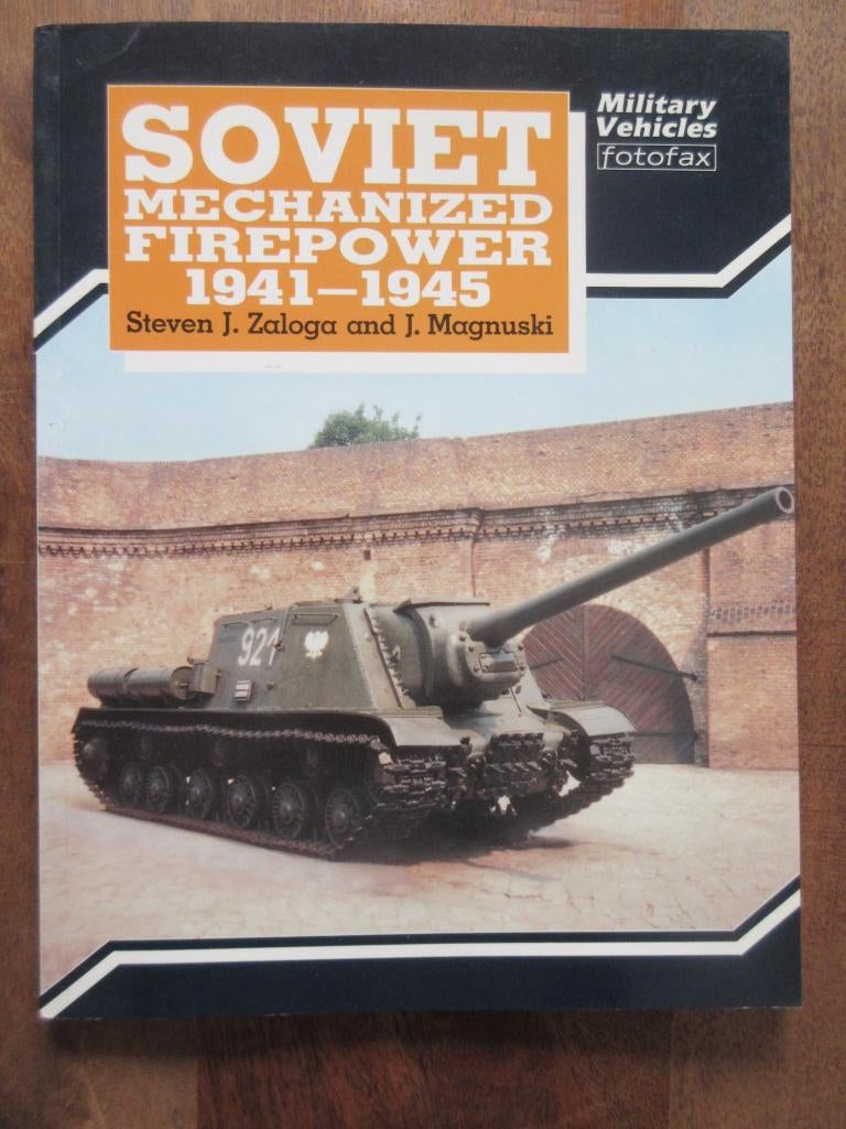 Mil Vehicles fotofax Soviet Mechanized Firepower 1941-1945, Ophalen of Verzenden, Tweede Wereldoorlog, Gelezen, Landmacht