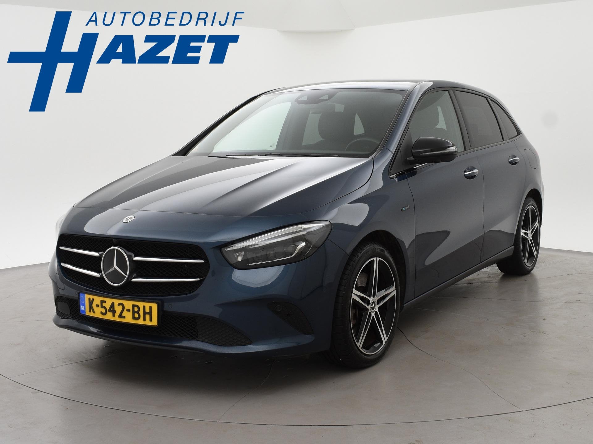 Mercedes-Benz B-klasse 250e PREMIUM + SFEERVERLICHTING | ADA, Gebruikt, 4 cilinders, 16 kWh, Blauw