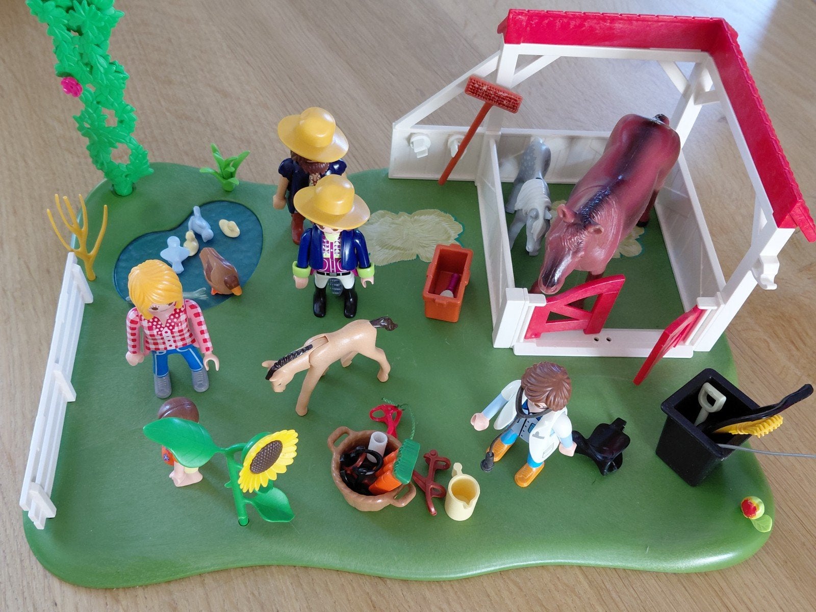 Playmobil boerderij met dieren en figuren, Ophalen of Verzenden, Gebruikt, Jongen of Meisje