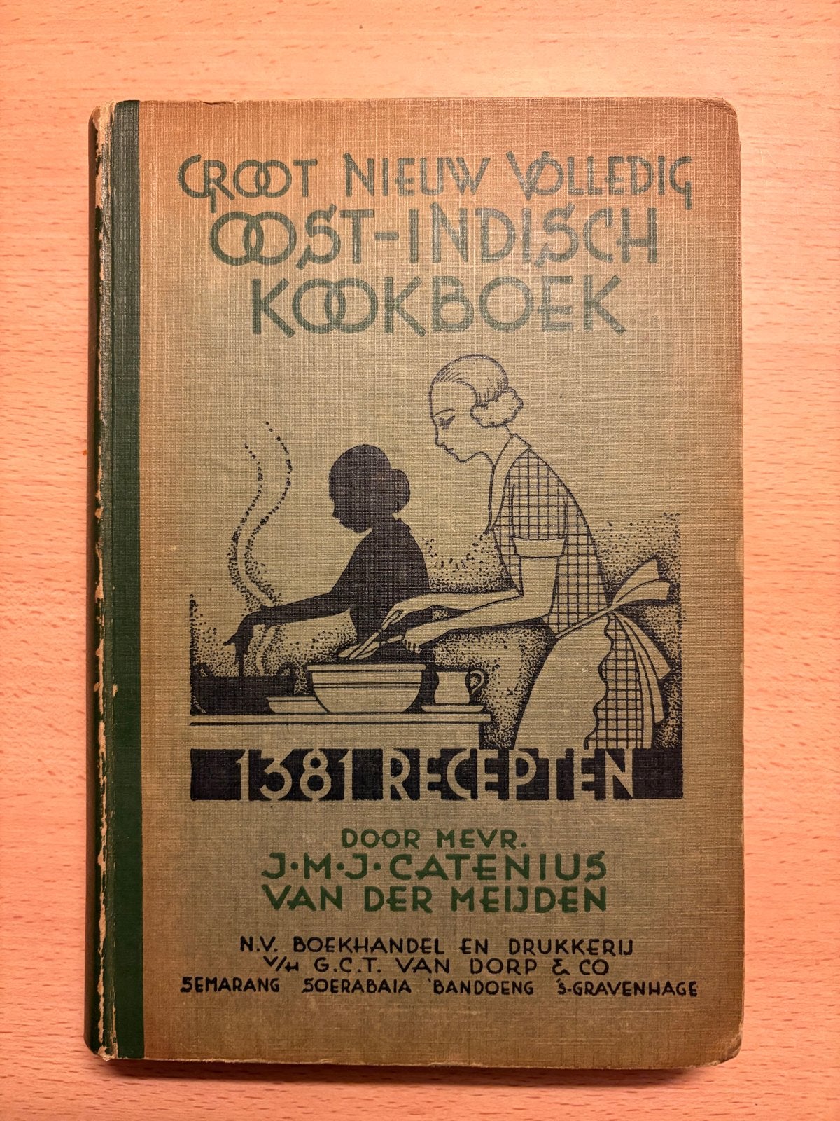 Groot Nieuw Volledig Oost-Indisch Kookboek - 1381 Recepten, Boeken, Gelezen, Azië en Oosters, Ophalen of Verzenden, Overige typen
