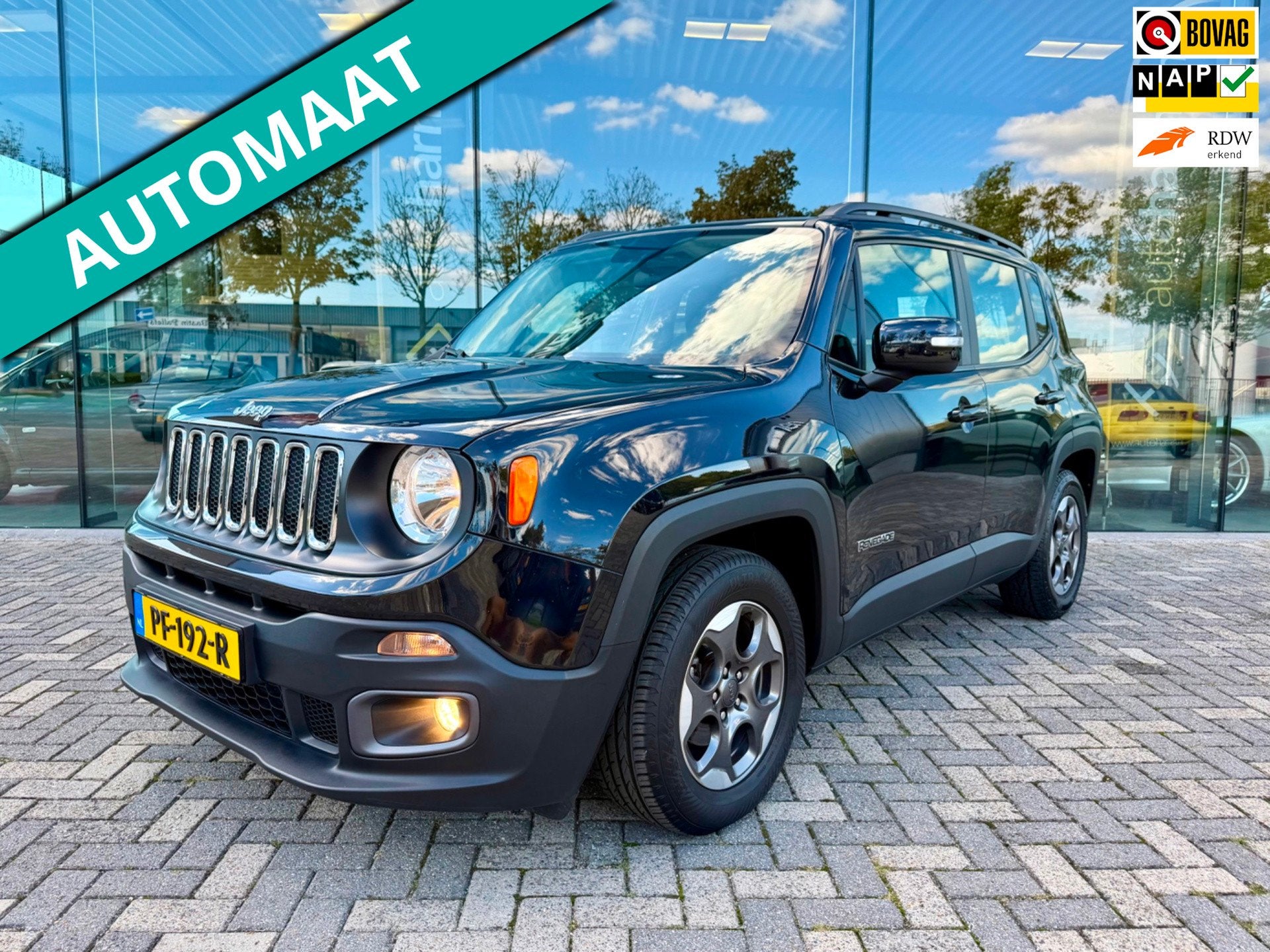 Jeep Renegade 1.4 automaat MultiAir Longitude, NAP, Navi, Cr, Auto's, Stof, Gebruikt, 4 cilinders, USB