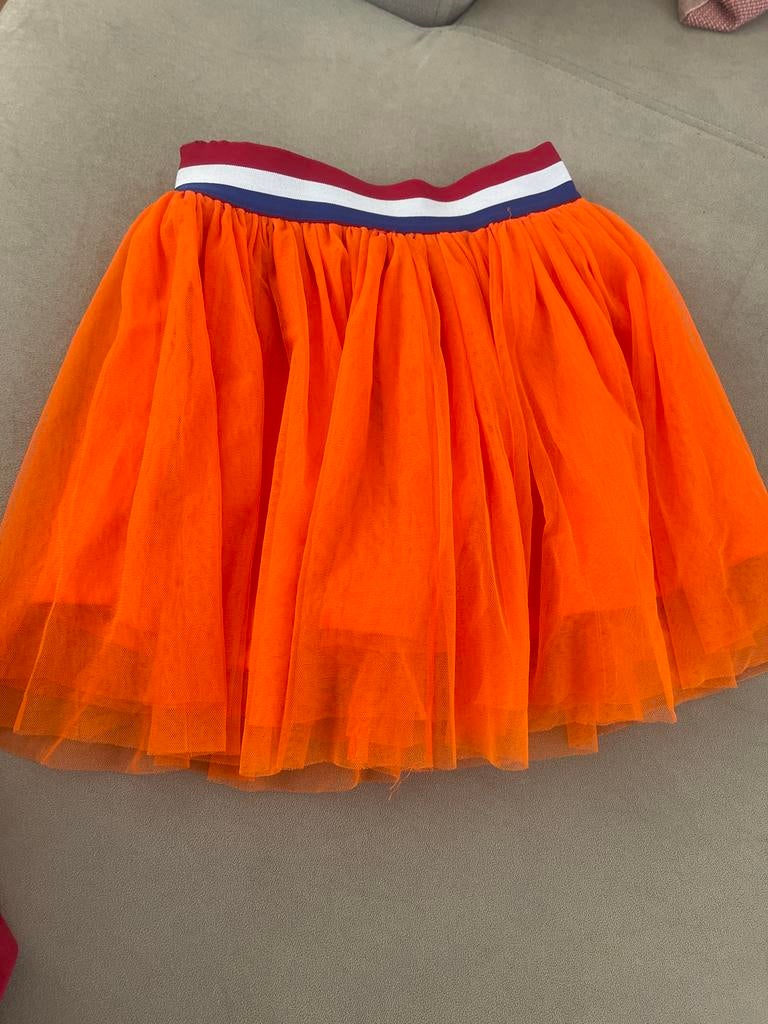 Nieuw John Cabot Oranje Tule Rokje Maat 110-116, Ophalen of Verzenden, Nieuw, Meisje, Jurk of Rok