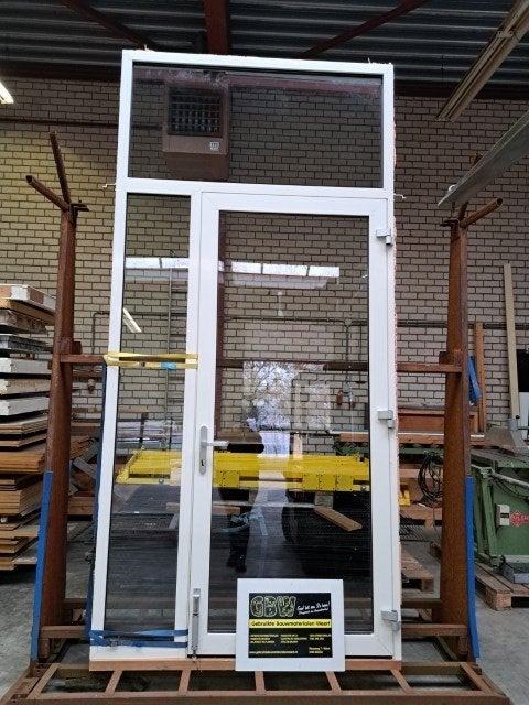 aluminium deur 154x232,5 cm, dubbelglas, tuindeur buitendeur, Tuin en Terras, Tuinpoorten, Ophalen, Gebruikt, 200 cm of meer, 150 tot 200 cm