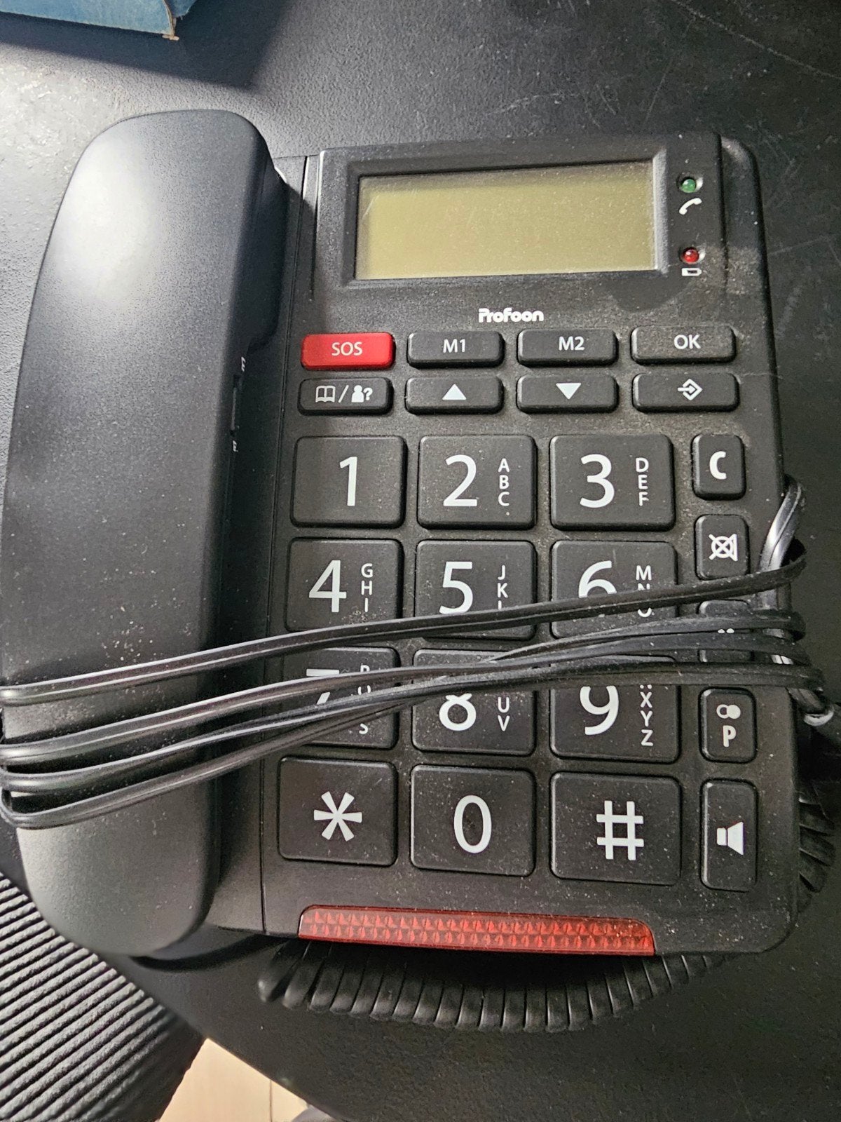 Profoon vaste telefoon met grote toetsen, Ophalen, Gebruikt