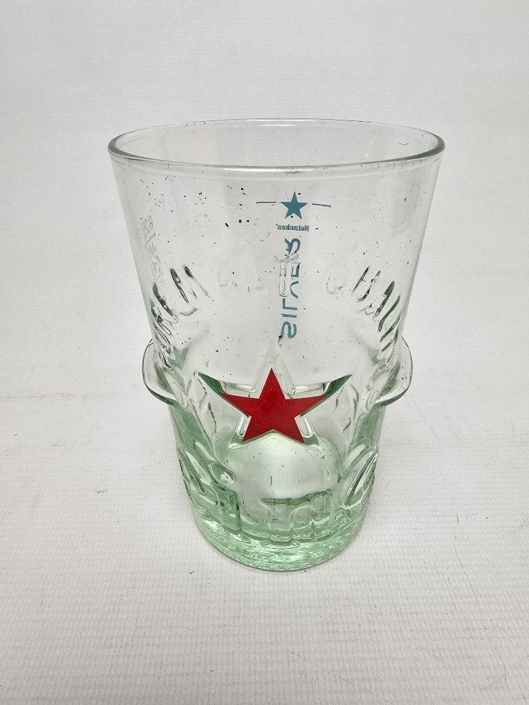 # Heineken silver glas. bierglas, Ophalen of Verzenden, Gebruikt, Bierglas
