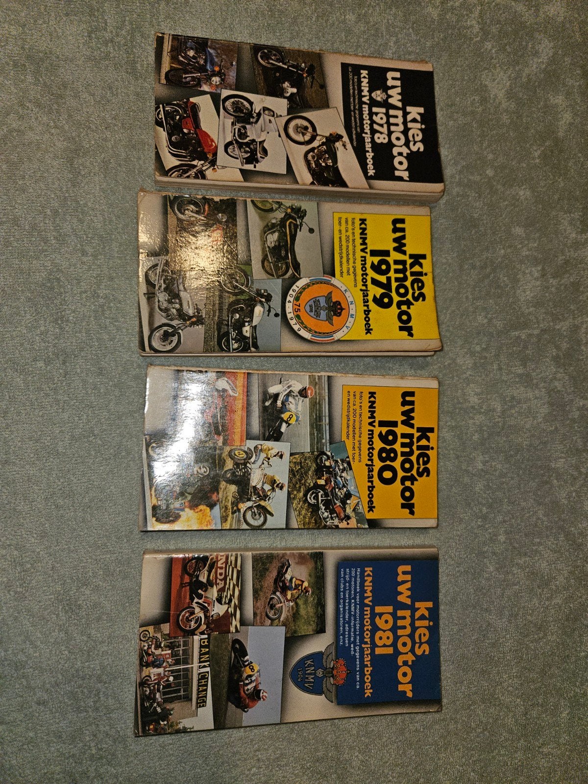 4x boekje Kies Uw Motor, 1978-1981, Boeken, Verzenden, Gelezen, Karel Hubert, Algemeen