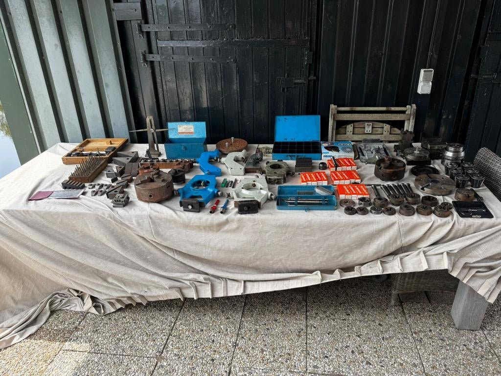 Draaibank & Freesmachine Accessoires Emco Pratt Burnerd, Doe-het-zelf en Verbouw, Draaibanken, Metaaldraaibank, Ophalen