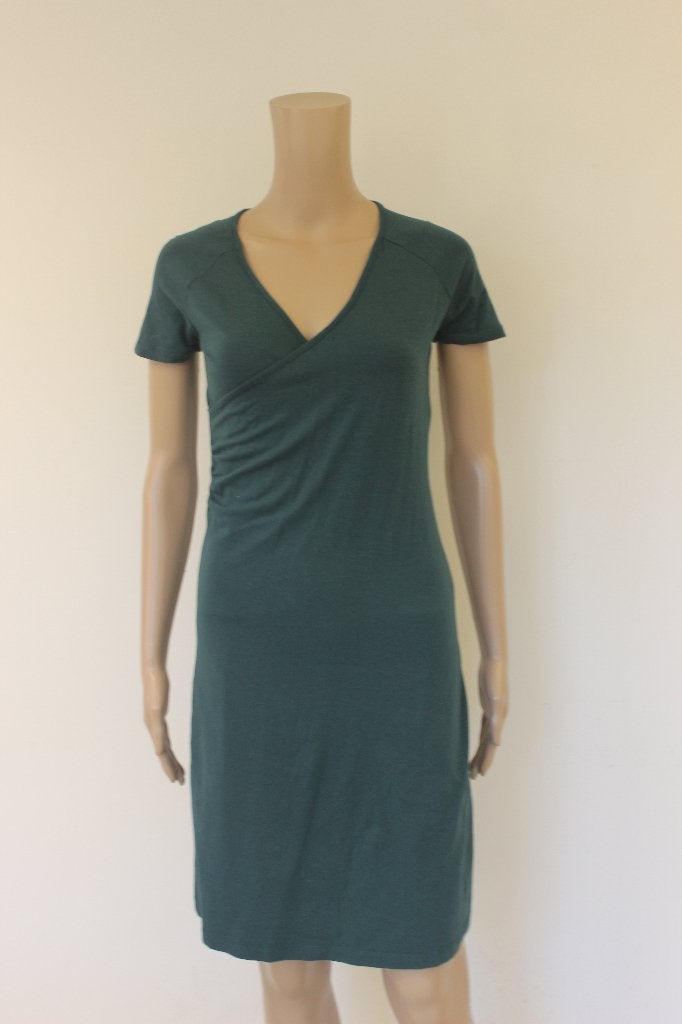 Je m' apelle groen jurkje maat S, Kleding | Dames, Jurken, ., Ophalen of Verzenden, Zo goed als nieuw, Knielengte