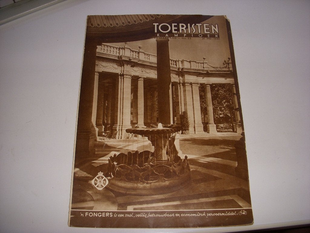Toeristen Kampioen van de ANWB 31 mei 1941 WO II, Ophalen of Verzenden, Gelezen, Sport en Vrije tijd