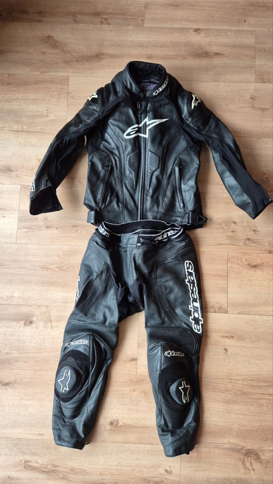 Alpinestars motorpak (jas, broek, laarzen), Motoren, Kleding | Motorkleding, Heren, Jas | leer, Ophalen of Verzenden, Alpinestars