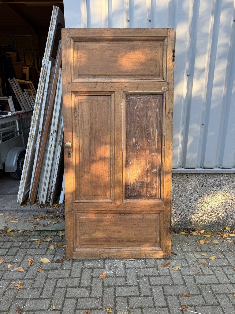 Antieke eiken deur 108,5 x 228, 100 tot 120 cm, La belle porte, Jurgen.hoogenboezem@gmail.com, 215 cm of meer