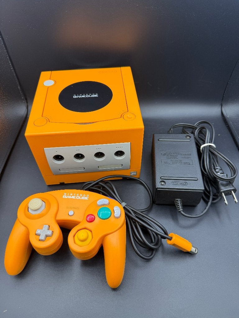 Nintendo Gamecube Spice orange met controller, Ophalen of Verzenden, Gebruikt, Overige kleuren, Met 1 controller