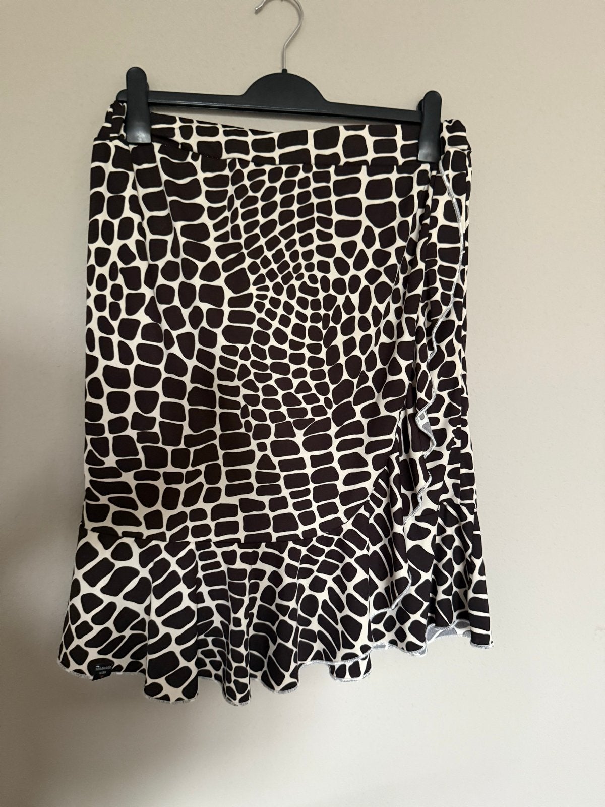 wikkelrok (skort) met dierenprint, Bruin, Maat 42/44 (L), Ophalen of Verzenden, Zo goed als nieuw