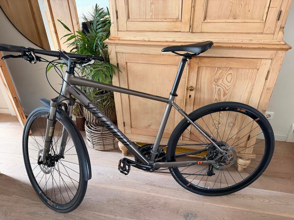Specialized Crosstrail M4 Comp Disc Hybride Fiets - 54 cm, 28 inch, Gebruikt, Meer dan 20 versnellingen, Schijfrem