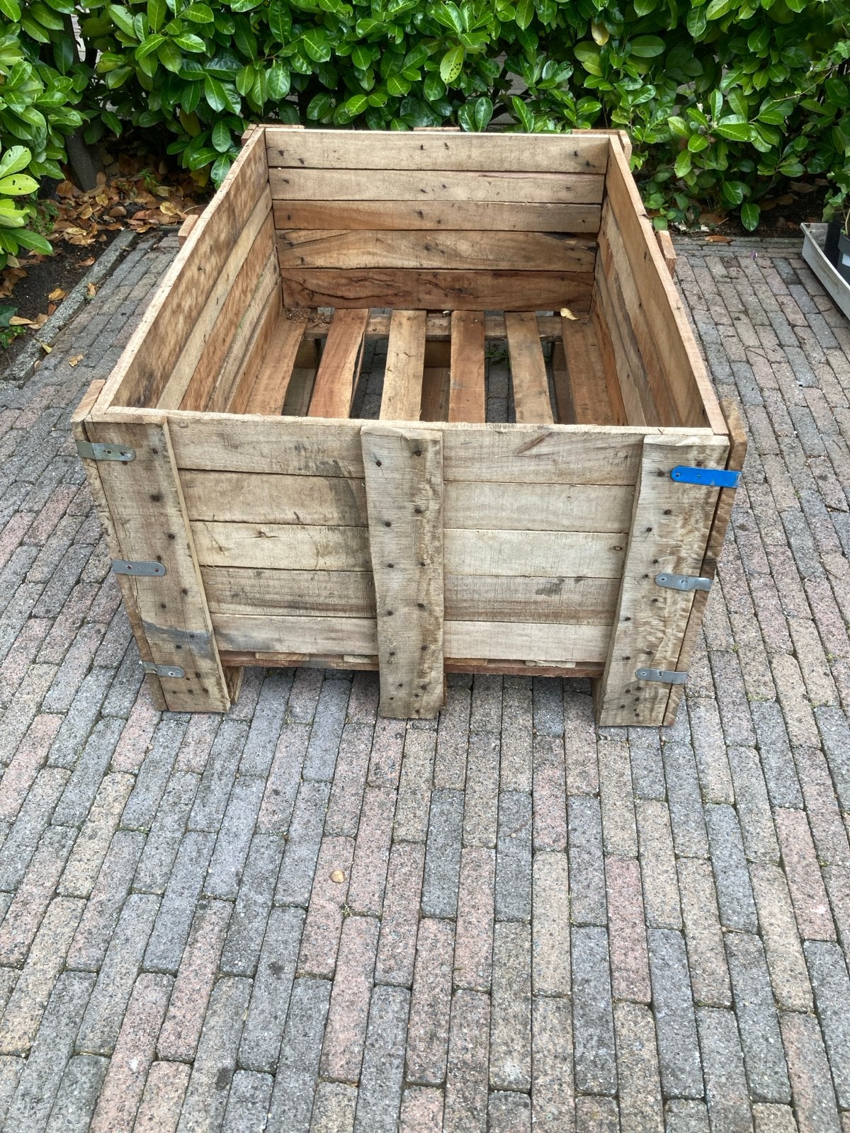 Grote planten  bak 80x120x 54 , op pallet, hardhout, Tuin en Terras, Ophalen of Verzenden, Hout