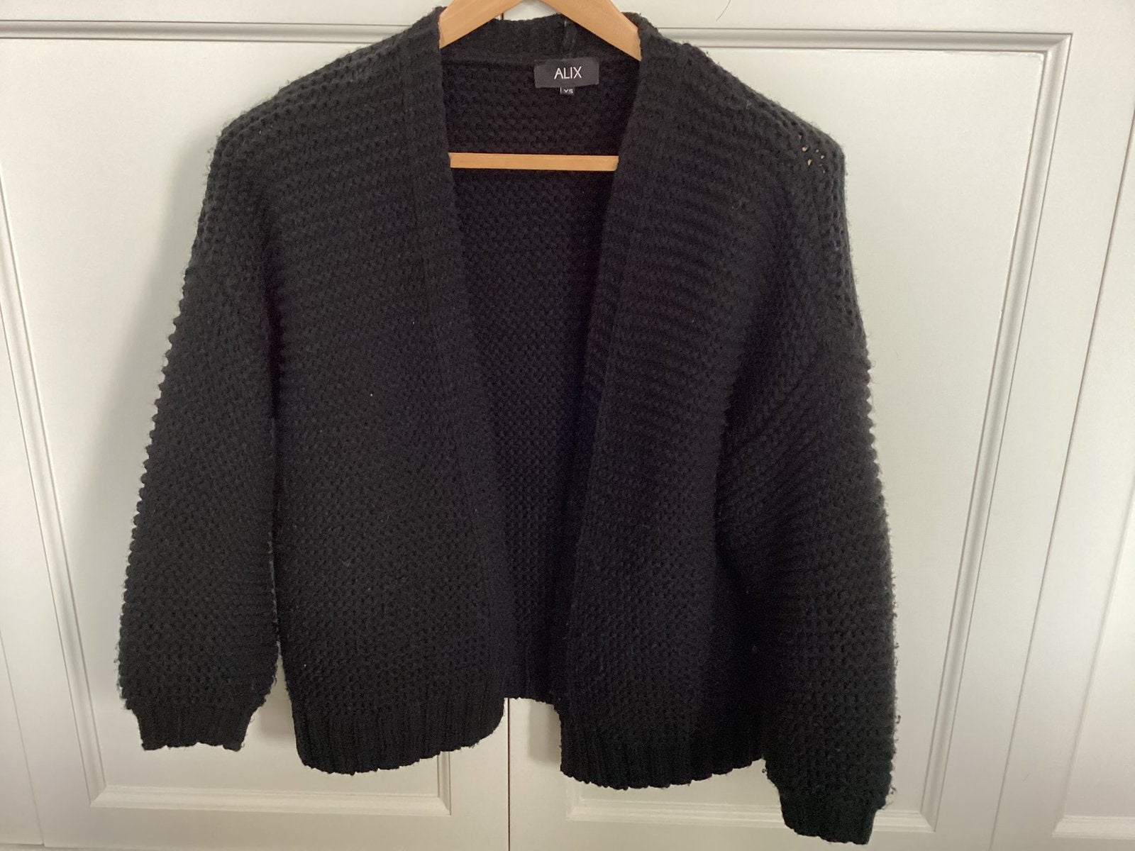 Alix the label zwart grof gebreid vest maat xs, Kleding | Dames, Ophalen of Verzenden, Zo goed als nieuw, Maat 34 (XS) of kleiner