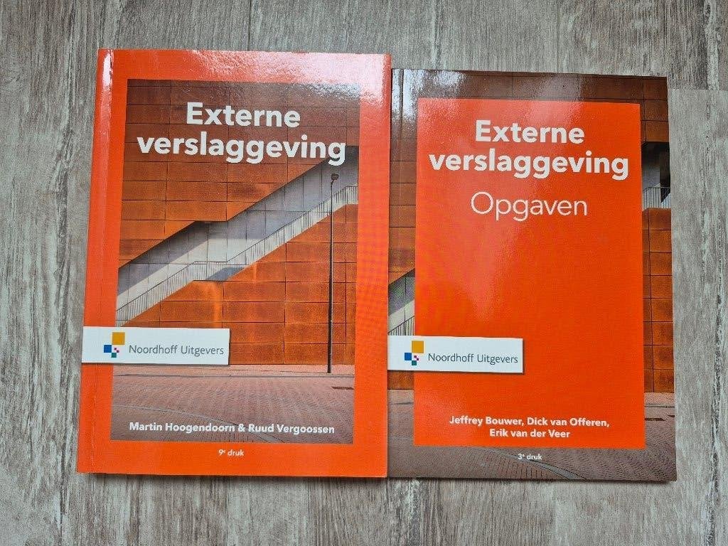 Studieboek Externe Verslaggeving, Martin Hoogendoorn, Ophalen of Verzenden, Zo goed als nieuw, Accountancy en Administratie