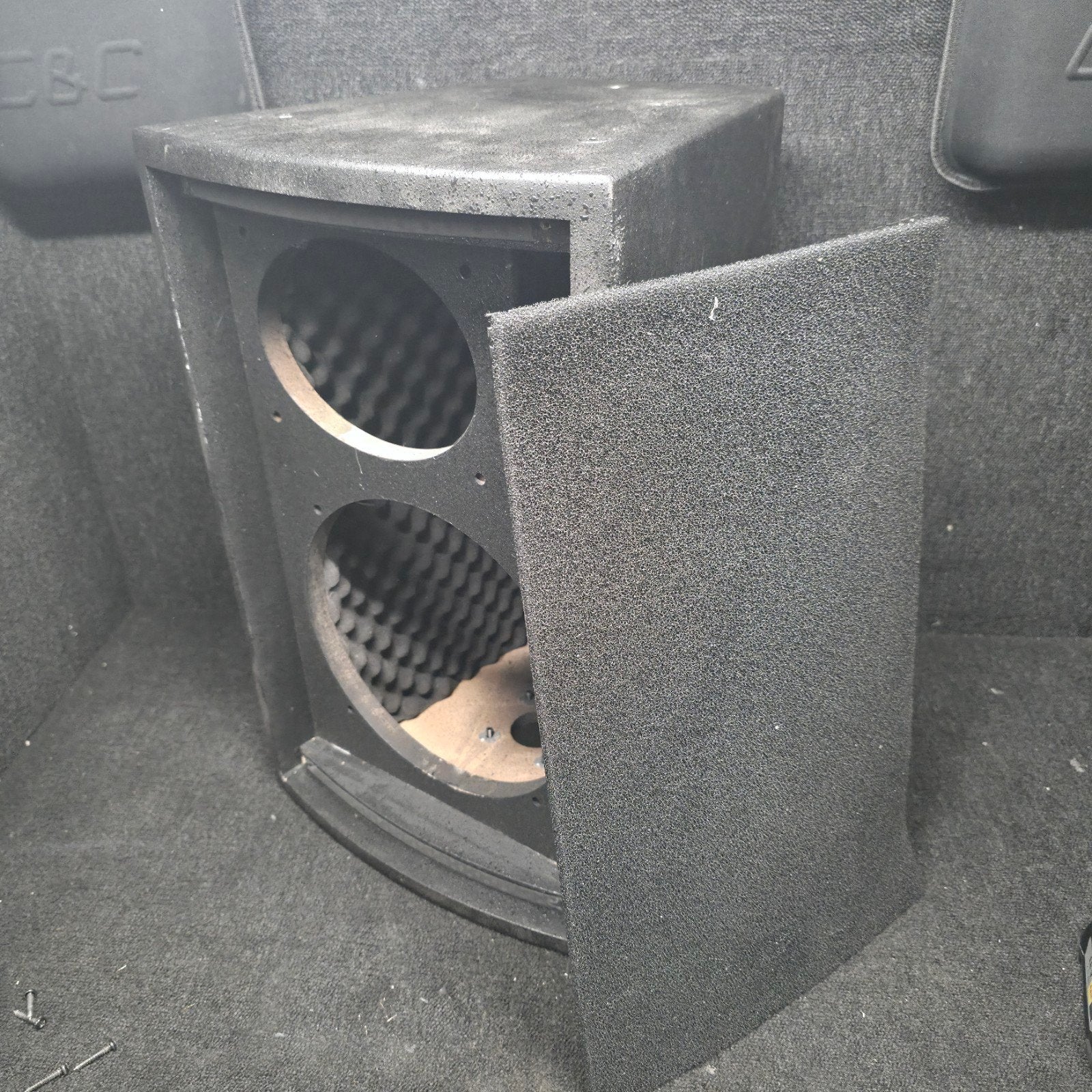 SPEAKERKASTEN   8 inch leeg  5x, Ophalen, Overige typen, Overige merken