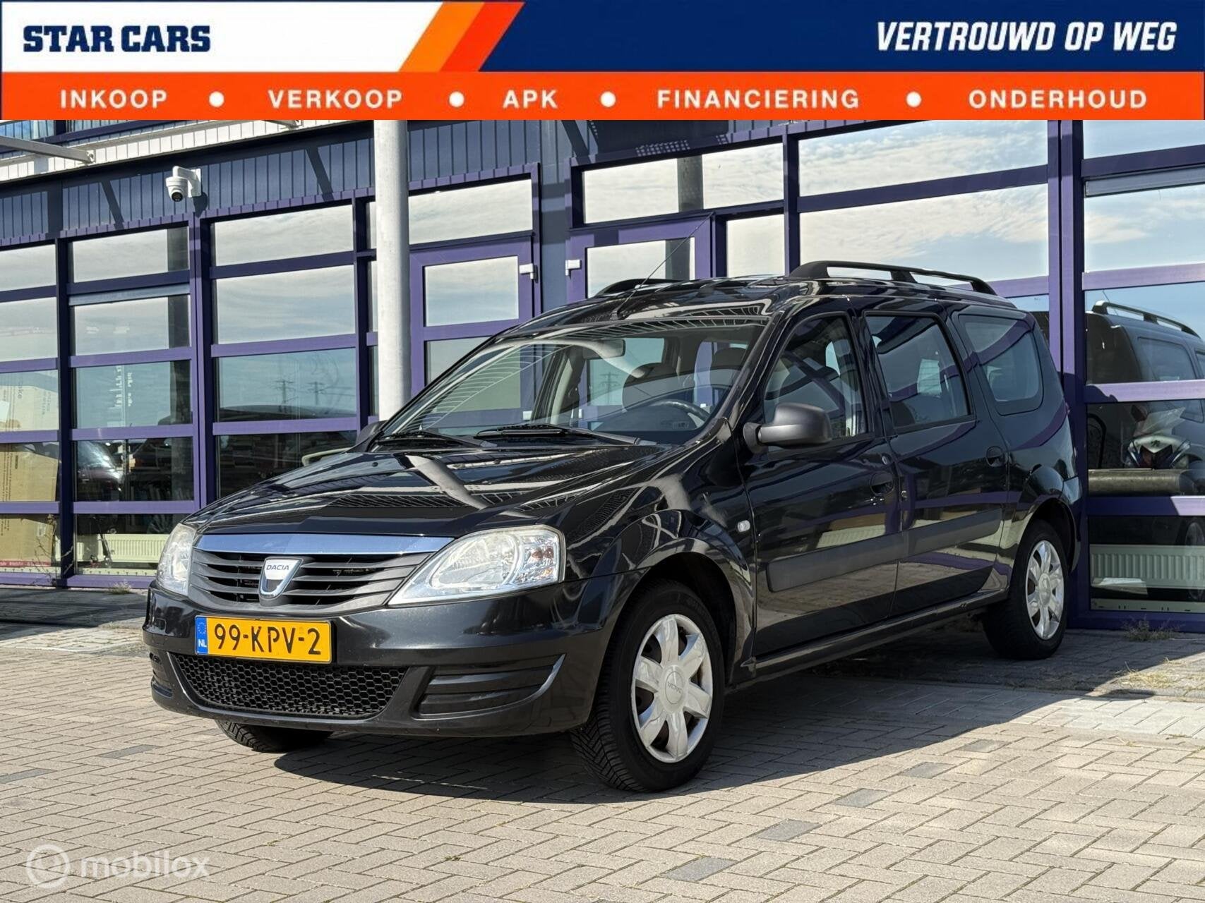Dacia Logan 1.6 Lauréate| APK| Airco| NAP, Auto's, Gebruikt, 4 cilinders, 620 kg, Bedrijf