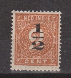 Nr 38 ong Hulpuitgifte 1902 ; Nederlands Indie voor 10% CW, Postzegels en Munten, Postzegels | Nederlands-Indië en Nieuw-Guinea