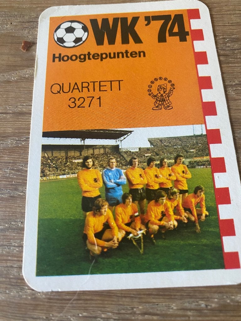 WK’74 kwartet, Verzamelen, Ophalen, Gebruikt, Kwartet(ten)