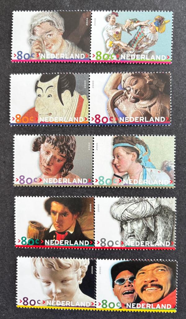 Nvph 1894-1903 in paartjes postfris, Ophalen of Verzenden, Na 1940, Postfris