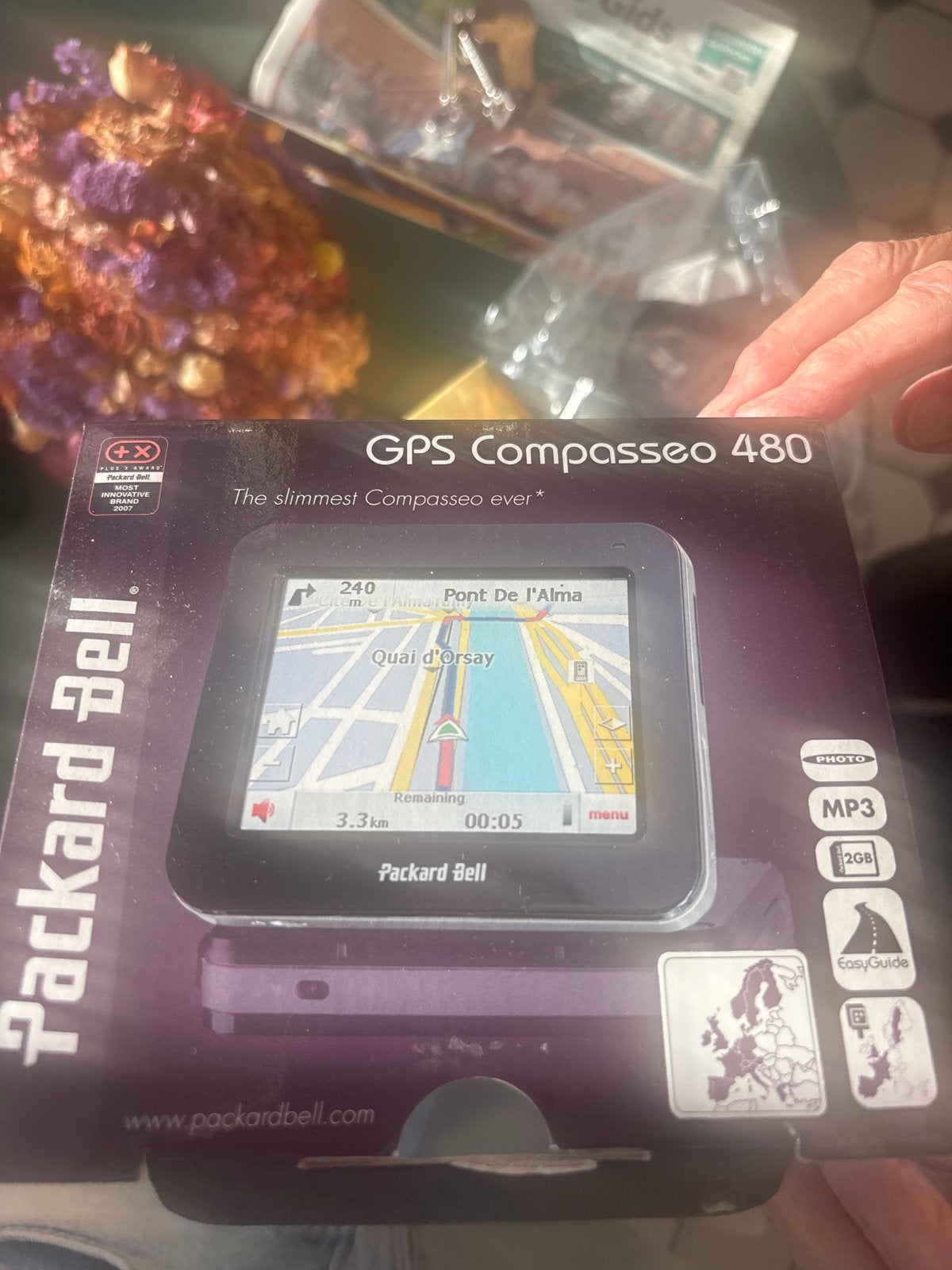Packard Bell GPS Compasseo 480 Navigatiesysteem, Ophalen of Verzenden, Nieuw