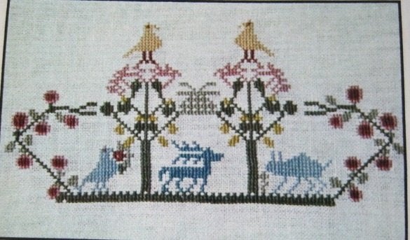 Borduurpatroon  Merklap motiefjes   nr 9520, Verzenden, Nieuw, Handborduren, Patroon
