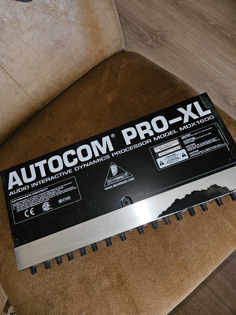 Behringer Autocom Pro-XL MDX1600 Compressor/Limiter, Ophalen, Gebruikt, Overige typen