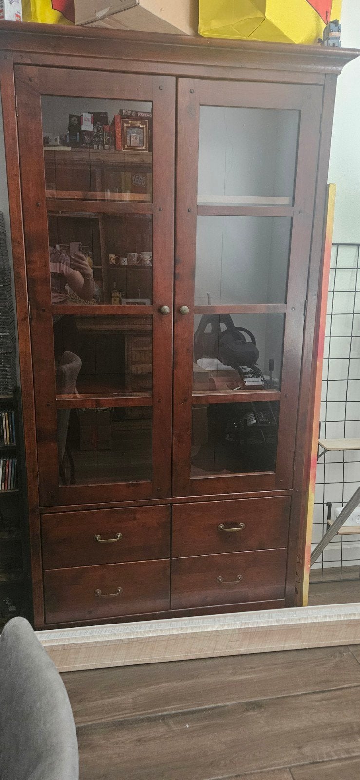 Vitrine/buffetkast, Ophalen, Gebruikt, 25 tot 50 cm, 200 cm of meer
