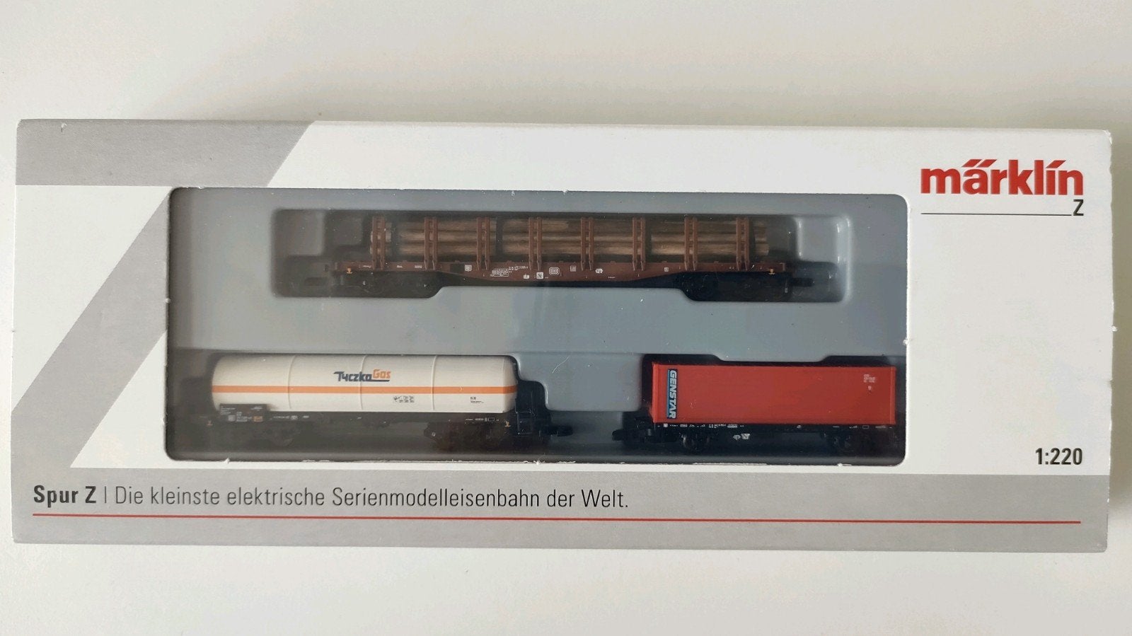 Märklin z 82596 driedelige goederenwagonsset, Ophalen of Verzenden, Zo goed als nieuw, Wagon, Märklin