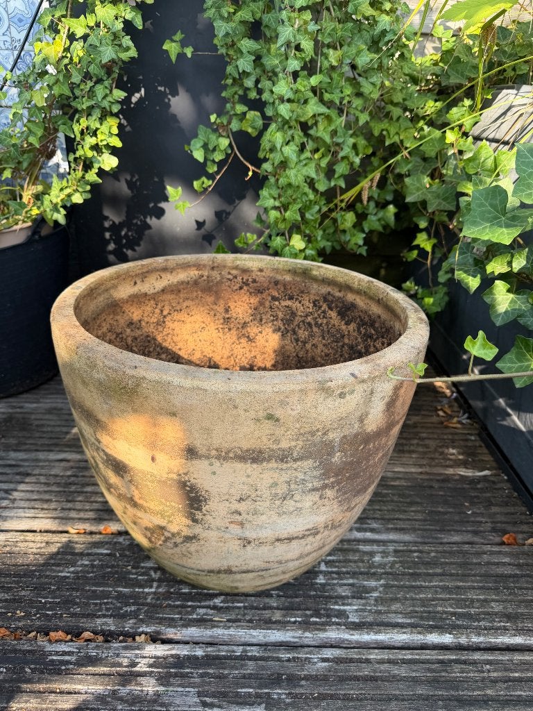 Plant pot, Tuin en Terras, Bloempotten, Gebruikt, Rond, Minder dan 40 cm, Ophalen
