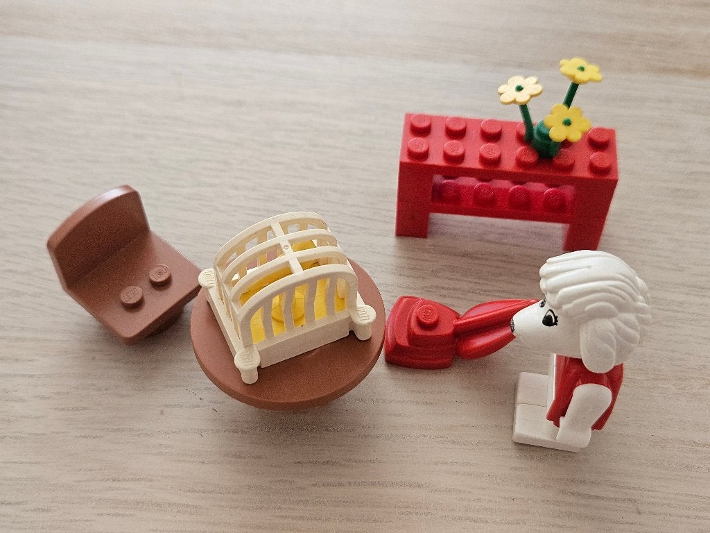 Paulette Poodle's Living Room - Lego nr. 3788 - Fabuland, Overige thema's, Lego, Compleet, Ophalen of Verzenden