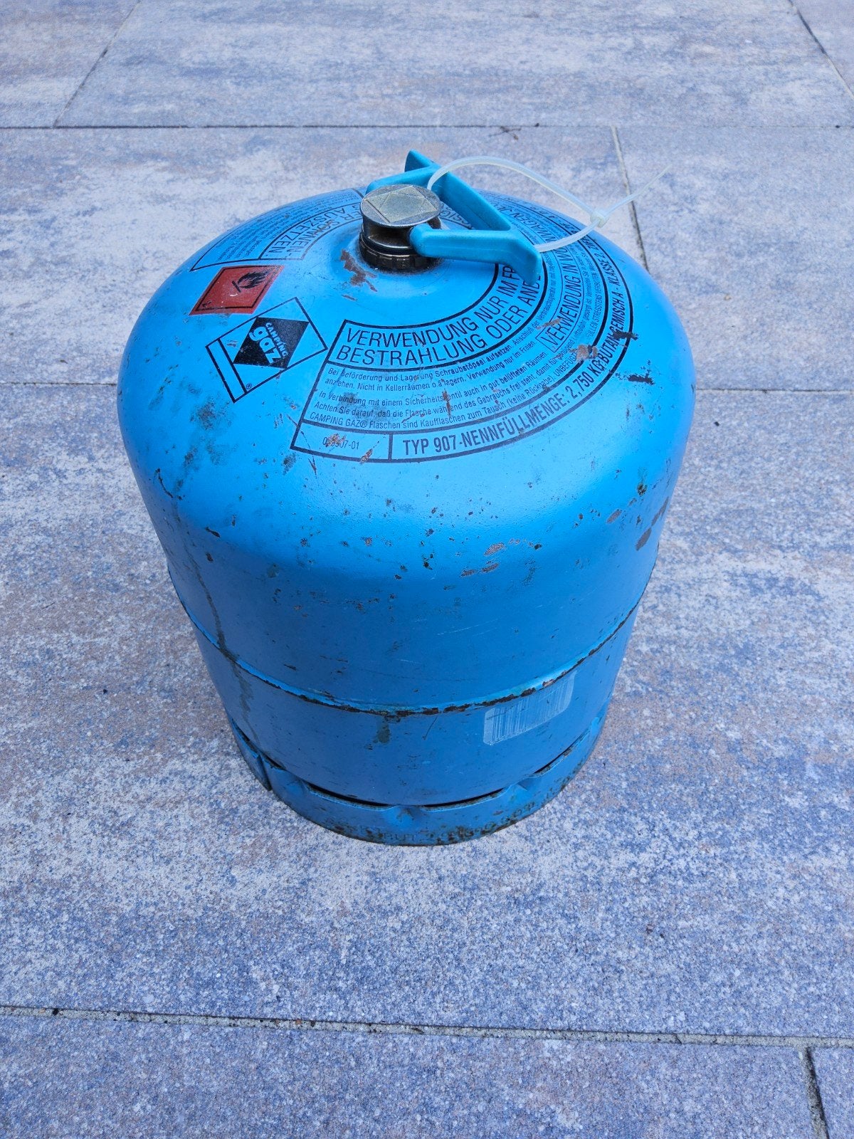 Campingaz gasfles 907 - Leeg, Ophalen, Gebruikt