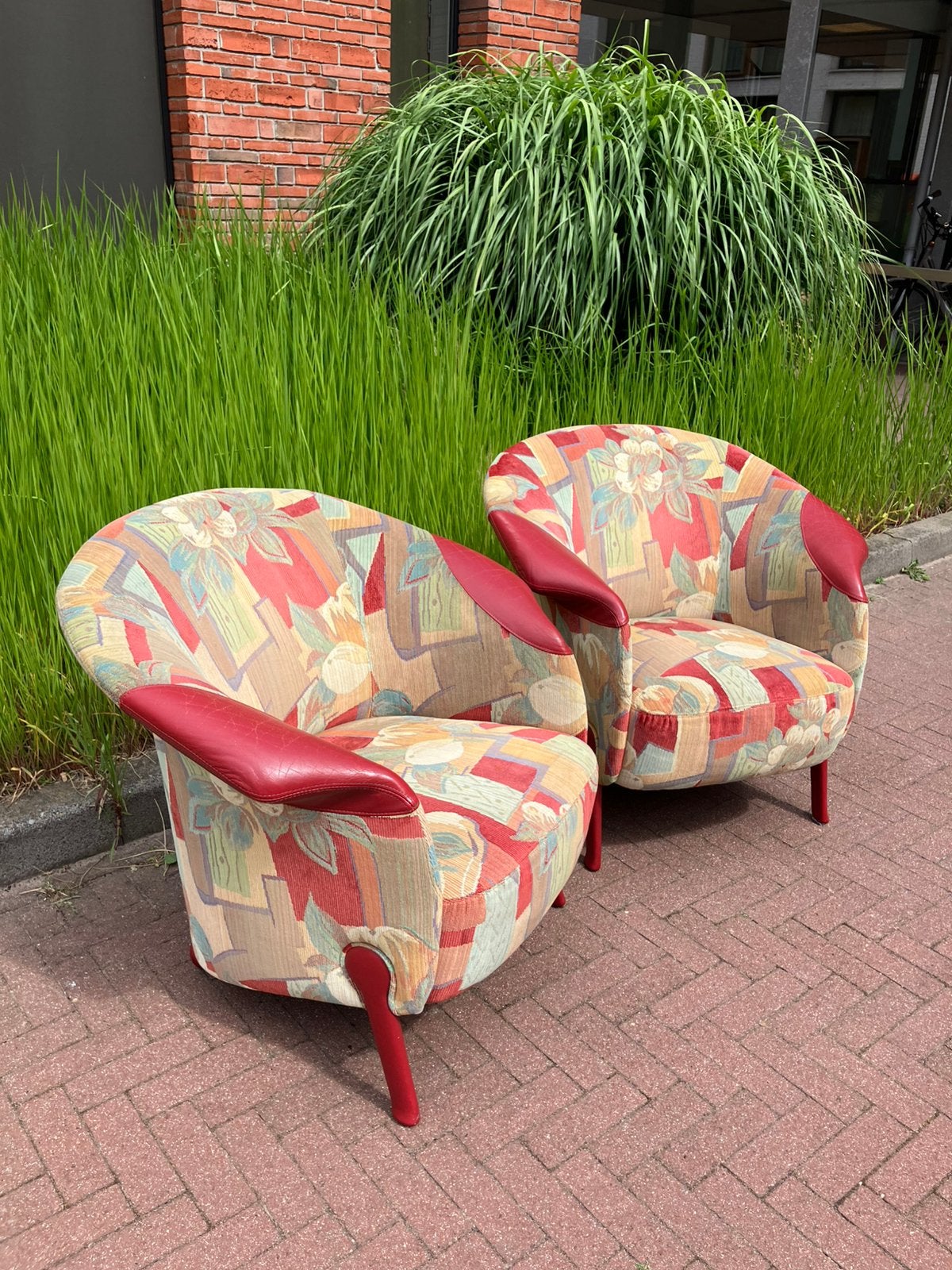2 postmodern design stoelen Franz Wittman, Gebruikt, Postmodern Franz Wittman, 75 tot 100 cm, Ophalen of Verzenden