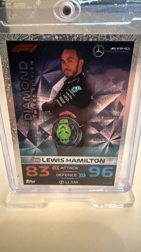 Topps Turbo Attax 2023 - LE 31D Lewis Hamilton limited, Ophalen of Verzenden, Zo goed als nieuw, Plaatje