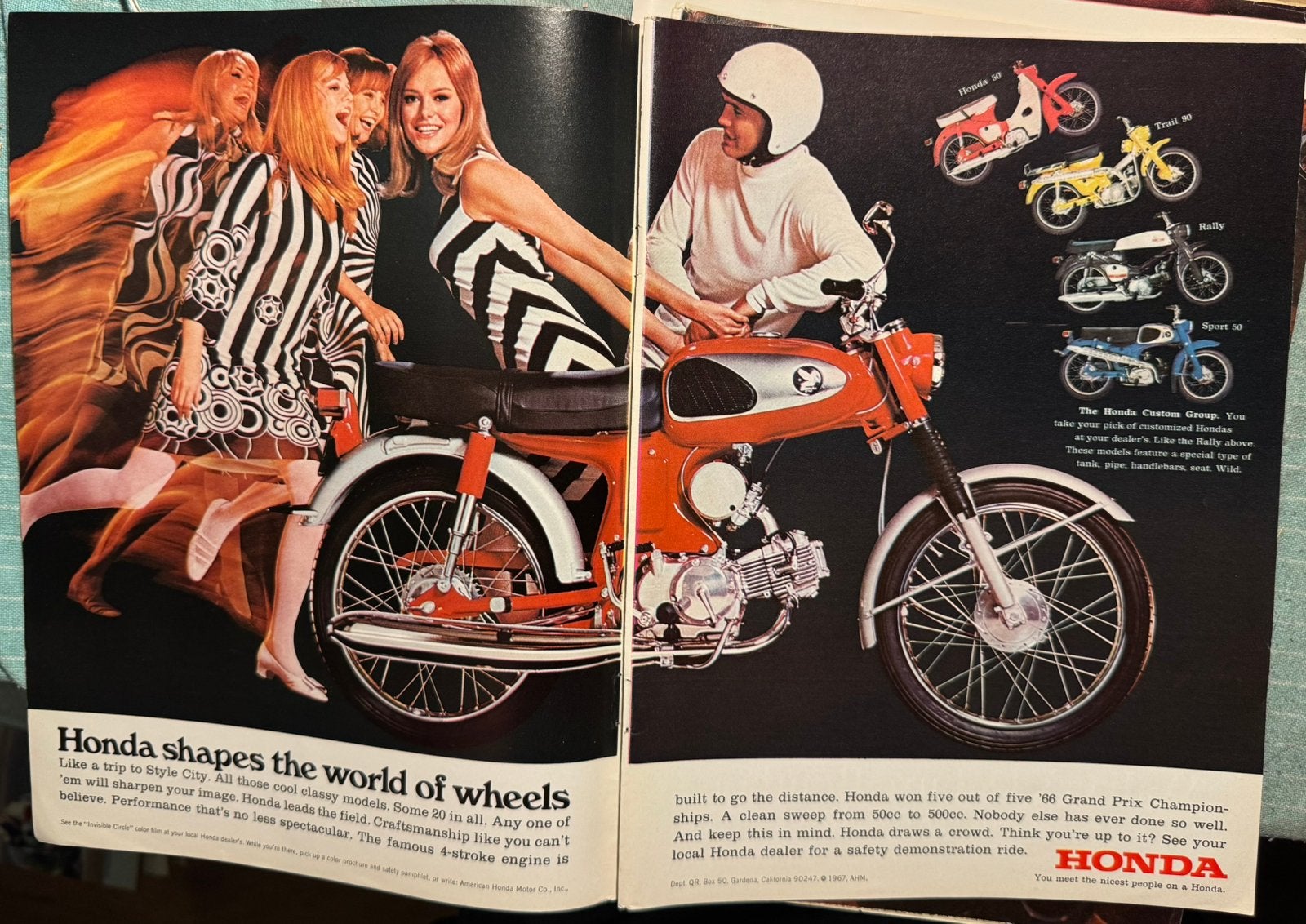 Advertentie 1967 Honda S90, Verzenden, Zo goed als nieuw, Motoren