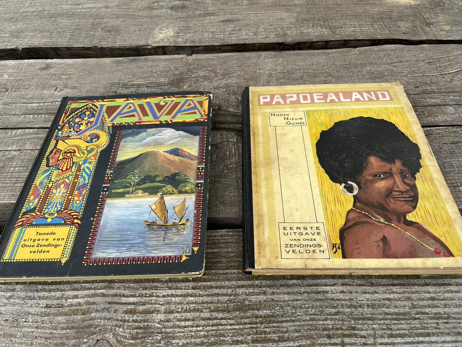 Plaatjesboek Java Papoealand zendingsbureau Neef €8,50 p/s, Ophalen of Verzenden, Gelezen, Plaatjesalbum