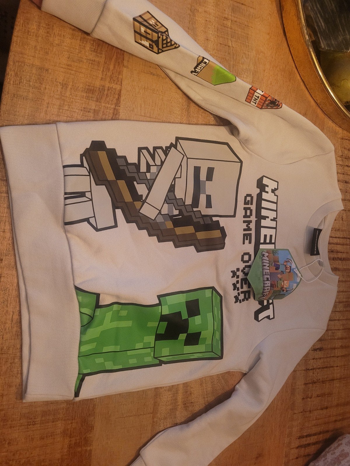 Nieuwe Minecraft trui maat 134, Kinderen en Baby's, Trui of Vest, Minecraft, Nieuw, Ophalen of Verzenden