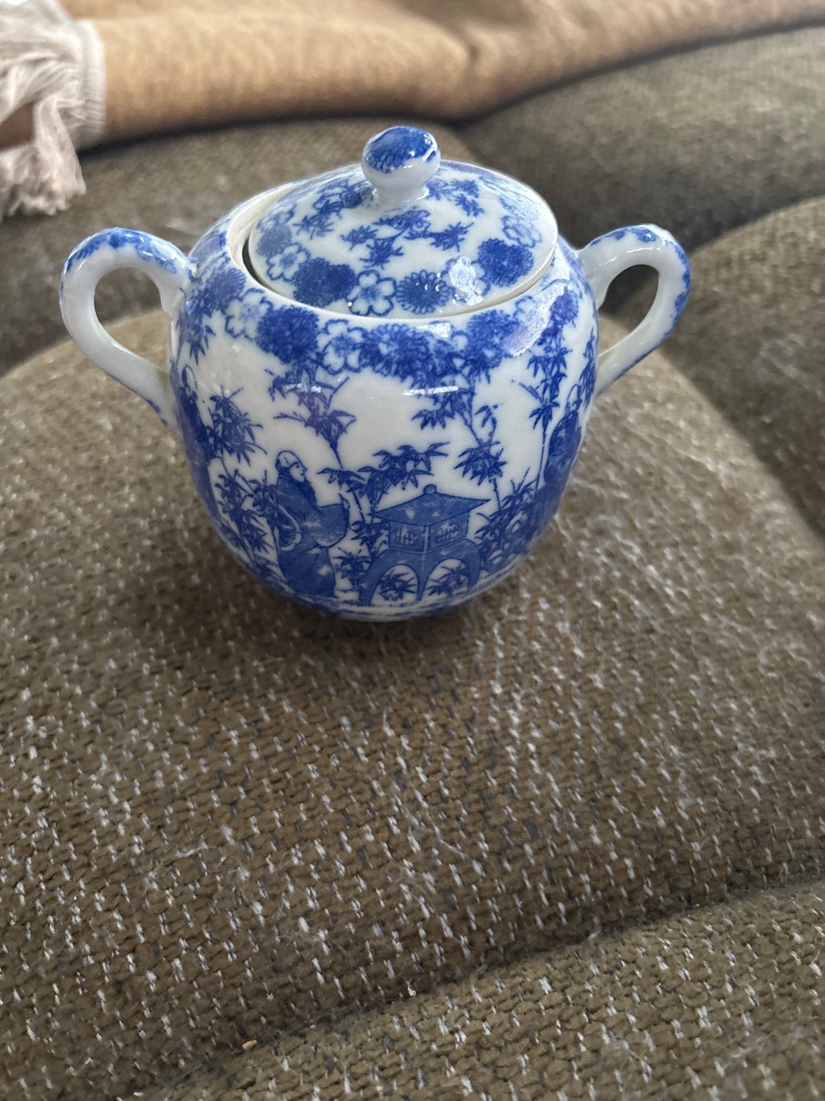 Antieke Chinese suikerpot, Antiek en Kunst, Verzenden