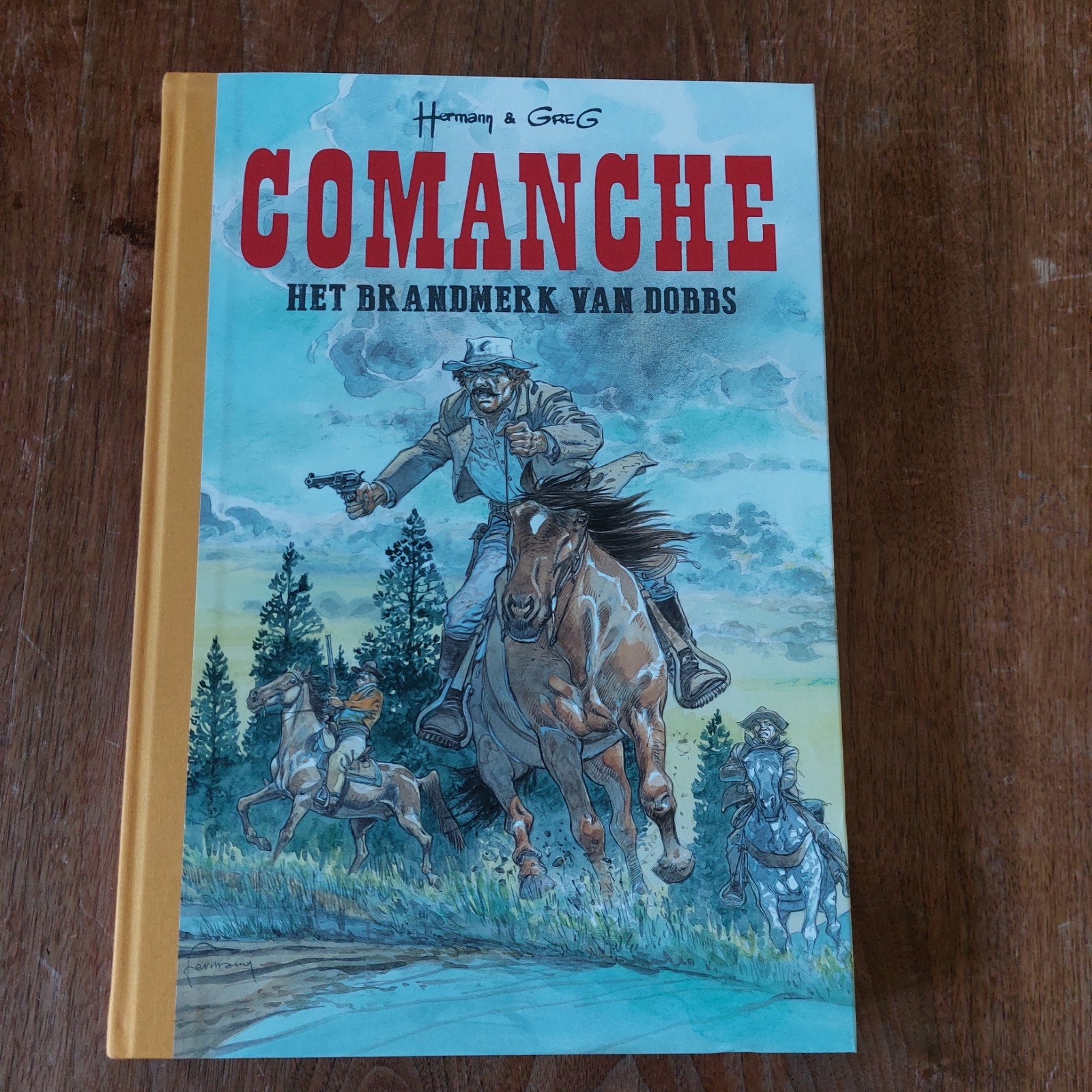Comanche, Het Brandmerk van Dobbs Luxe linnen Integraal, Boeken, Eén stripboek, Hermann & Greg, Ophalen of Verzenden, Zo goed als nieuw
