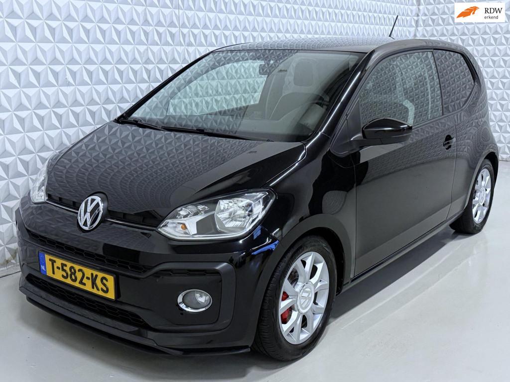 Volkswagen UP! 1.0 TSI 90PK! Mooi - Sportief & 92.000km (201, Auto's, Volkswagen, Gebruikt, 4 stoelen, Elektrische ramen, Zwart