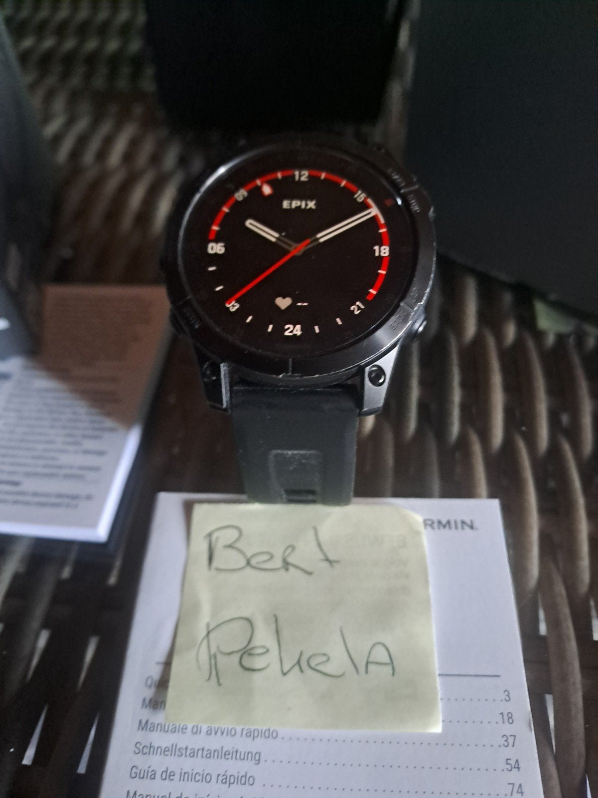 garmin epix gen 2, Sieraden, Tassen en Uiterlijk, Sporthorloges, Ophalen of Verzenden, Zo goed als nieuw, Zwart, Android