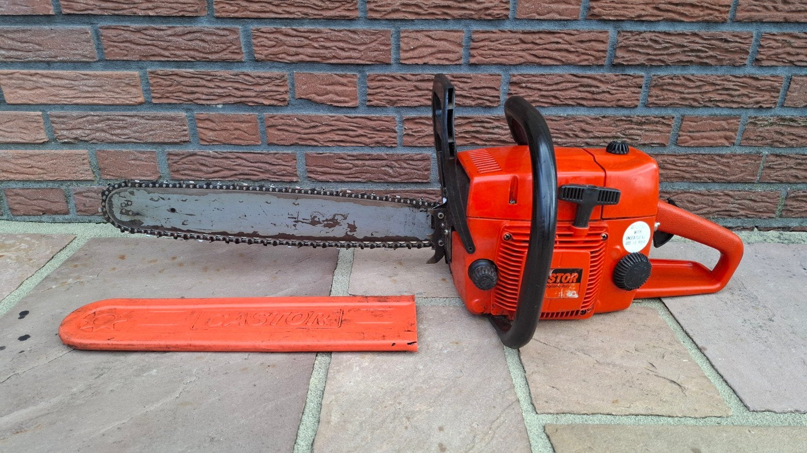 Castor kettingzaag bomenzaag benzine, Gebruikt, Castor, Kettingzaag, Ophalen of Verzenden